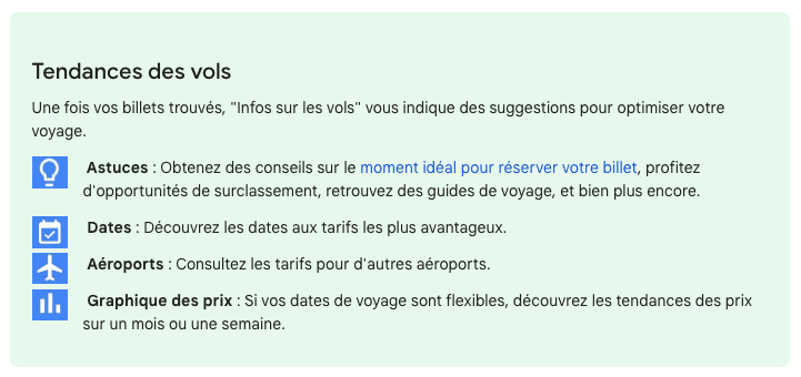 Astuce Google Flight optimisation voyage