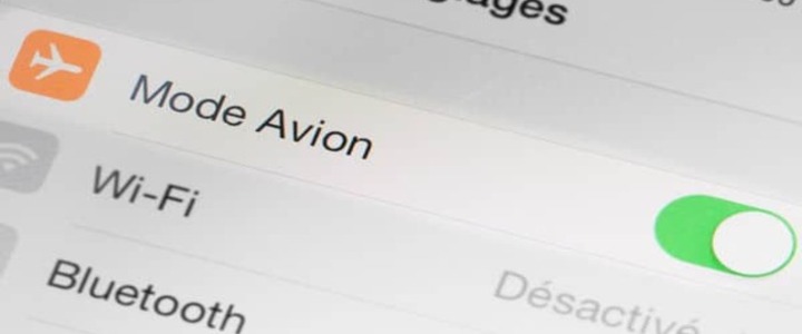 Quand passer son téléphone en mode avion ?