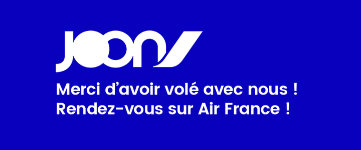 Joon : c'est officiellement fini pour la filiale d'Air France !