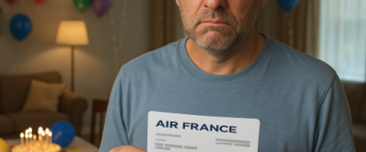 Réclamation Air France : "Fête Gâchée"