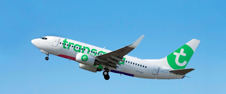 Le personnel de Transavia France en grève à Noël